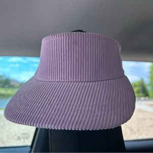 Big Bud Press Lavender Purple Corduroy Visor Hat RARE